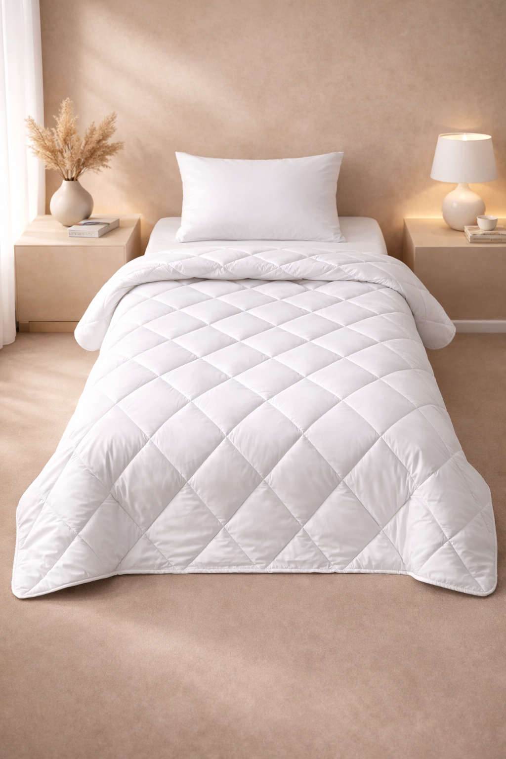 Tek Kişilik Micro Yorgan | 4 Mevsim Yıkanabilir Anti-Alerjik 155x215cm