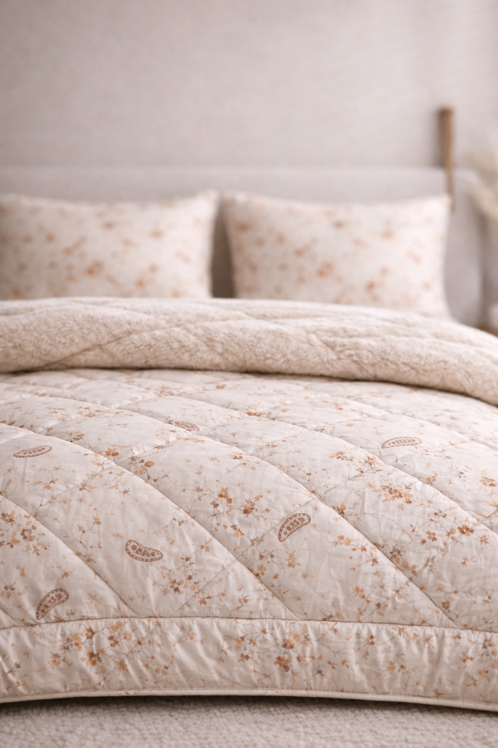 Çift Kişilik Ceire Welsoft Uyku Seti | Yorgan + 2 Yastık Kılıfı