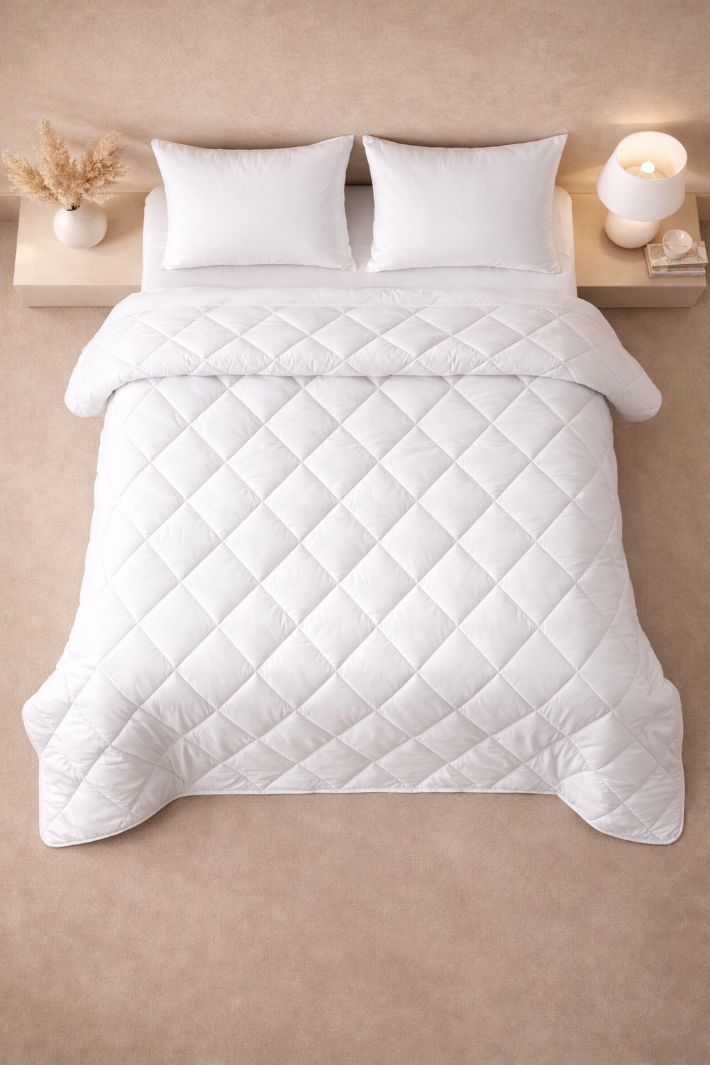 Çift Kişilik Micro Yorgan | 4 Mevsim Yıkanabilir Anti-Alerjik 195x215cm