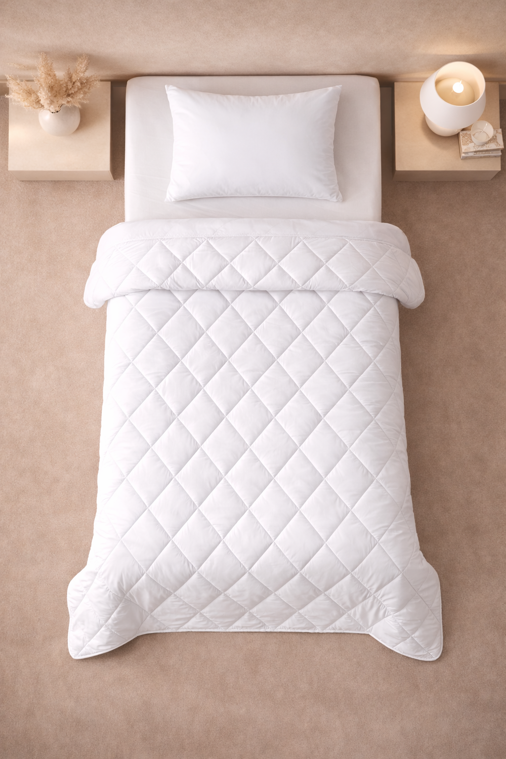 Tek Kişilik Micro Yorgan | 4 Mevsim Yıkanabilir Anti-Alerjik 155x215cm