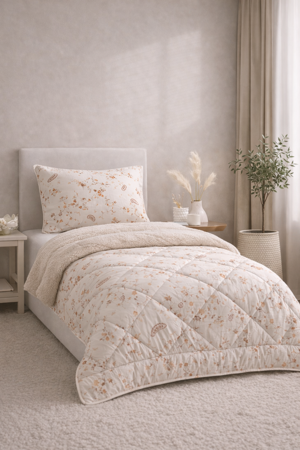 Tek Kişilik Ceire Welsoft Uyku Seti | Yorgan + 1 Yastık Kılıfı