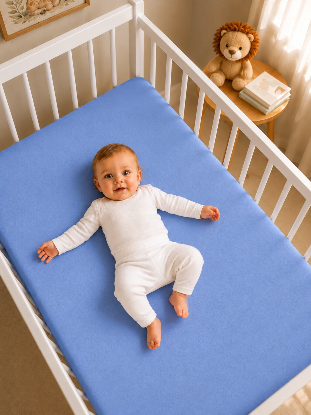 Kutulu Bebek Çarşafı Lastikli | %100 Pamuklu Penye  | 60x120 | 70x110 | 70x120 | 70x130 | 70x140 | 80x130
