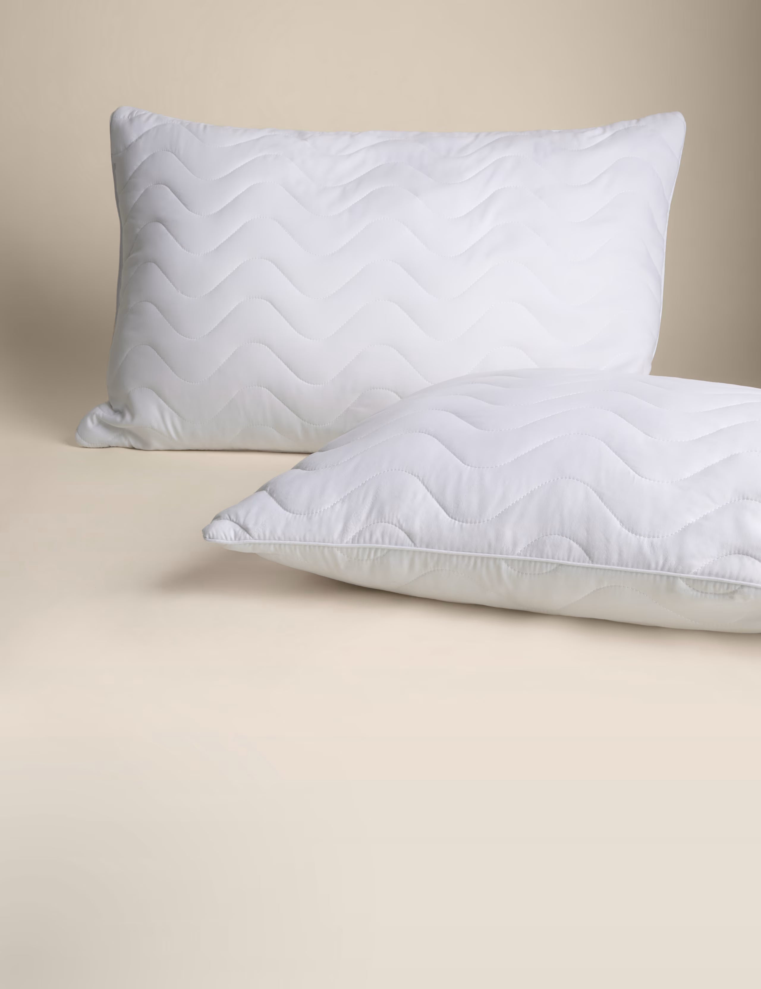 2 Adet 1100gr Kapitone Premium Yastık | 50x70cm Premium Yıkanabilir Terletmez Yastık